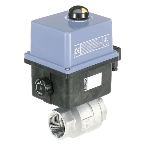 Burkert Electric Rotary Actuator, 8804 Stainless Steel